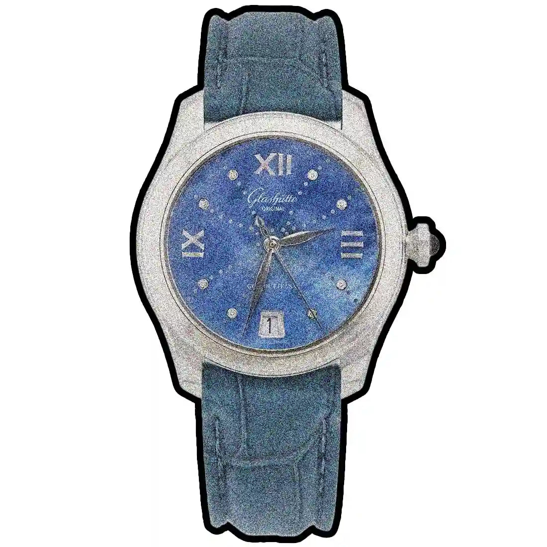 GLASHÜTTE ORIGINAL Automatique pour femmeMère De Perle