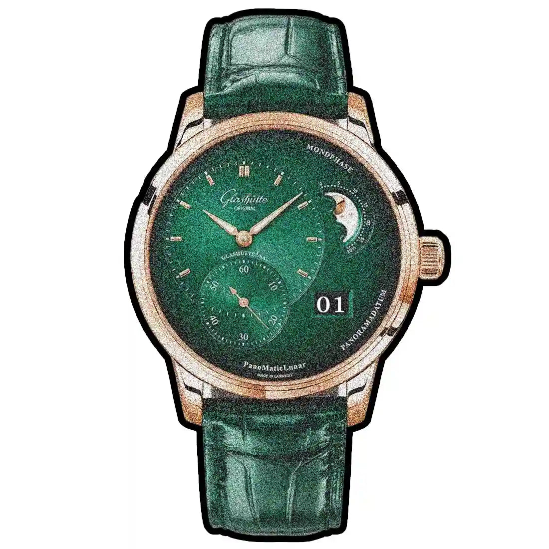 Glashütte Original Pano Automatic Green 40mm