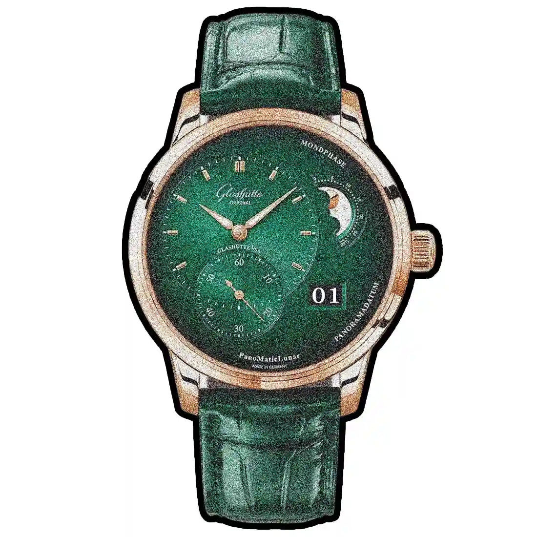 Glashütte Original Pano Automatic Green 40mm