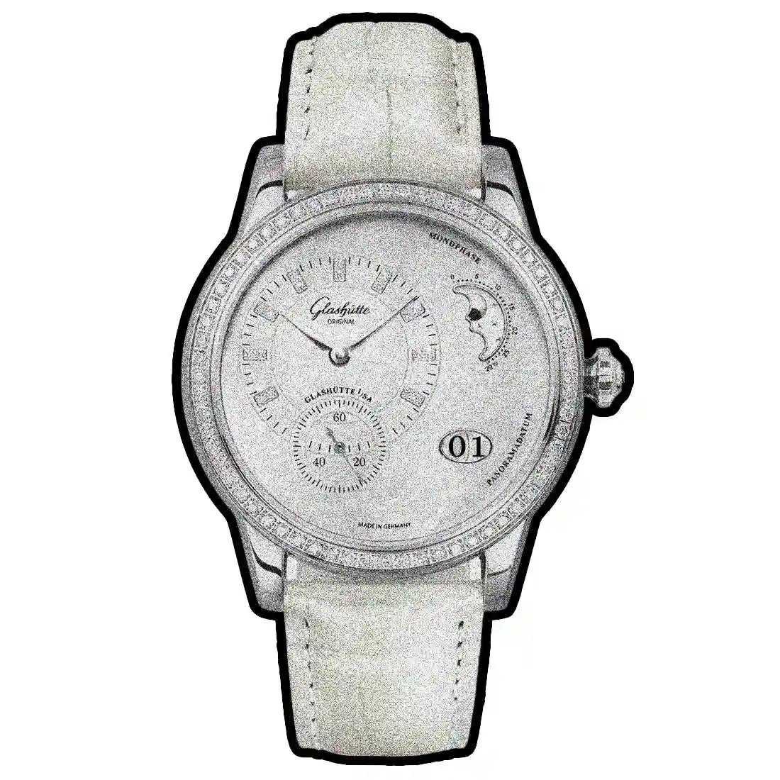 Glashütte Original Pano Automatic Mother of Pearl 39mm