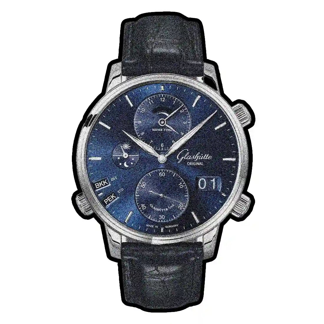 Glashütte Original Senator Automatic Blue 44mm