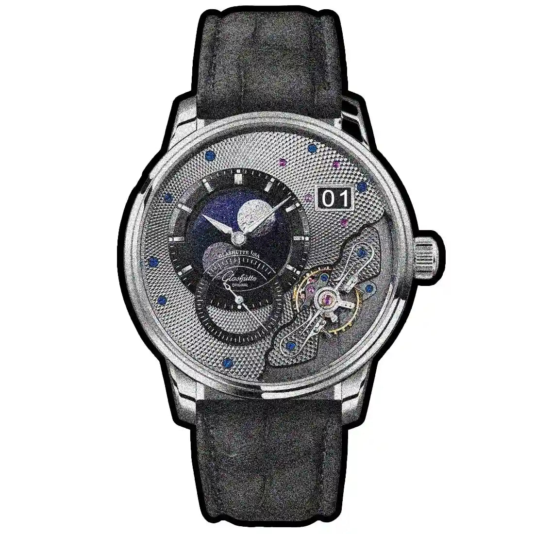 Glashütte Original Senator Automatique Noir 42 mm