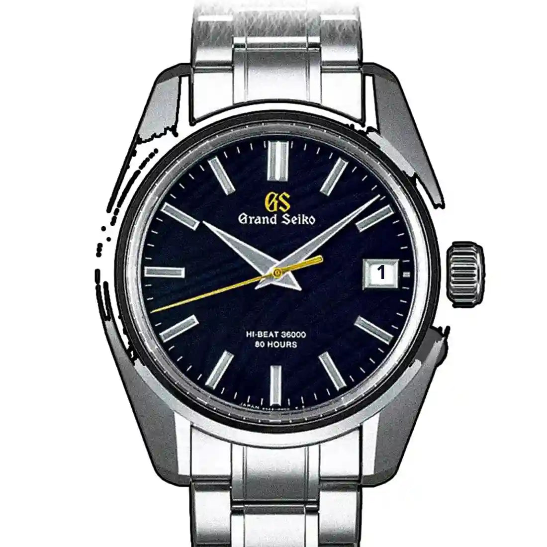 Grand Seiko Heritage Automatik Schwarz