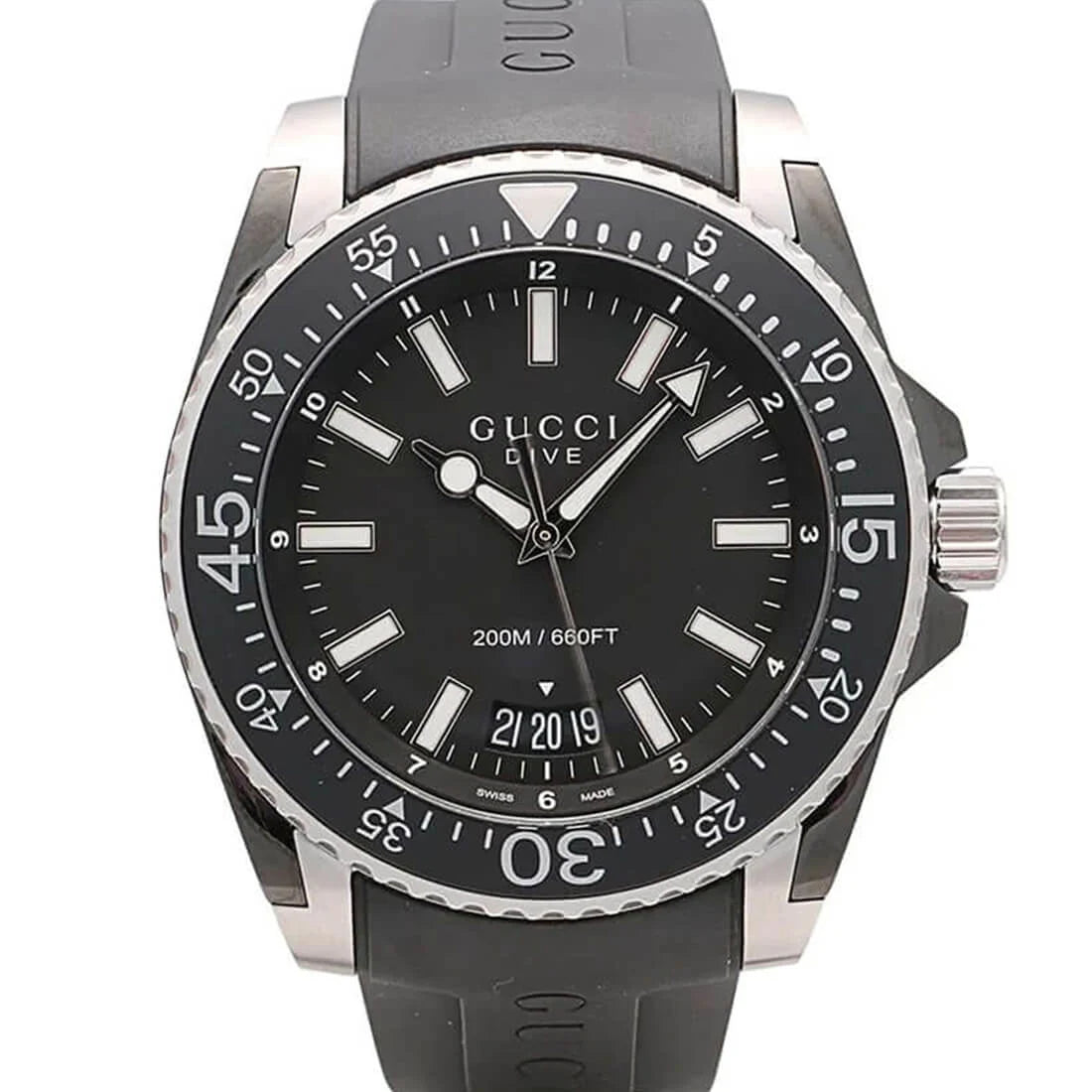 Gucci Dive Quarz Schwarz