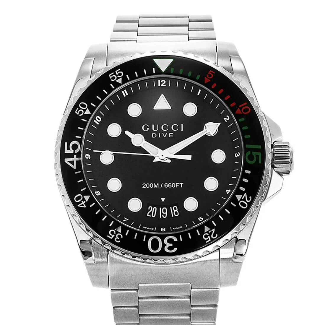 Gucci Dive Quartz Black 45mm