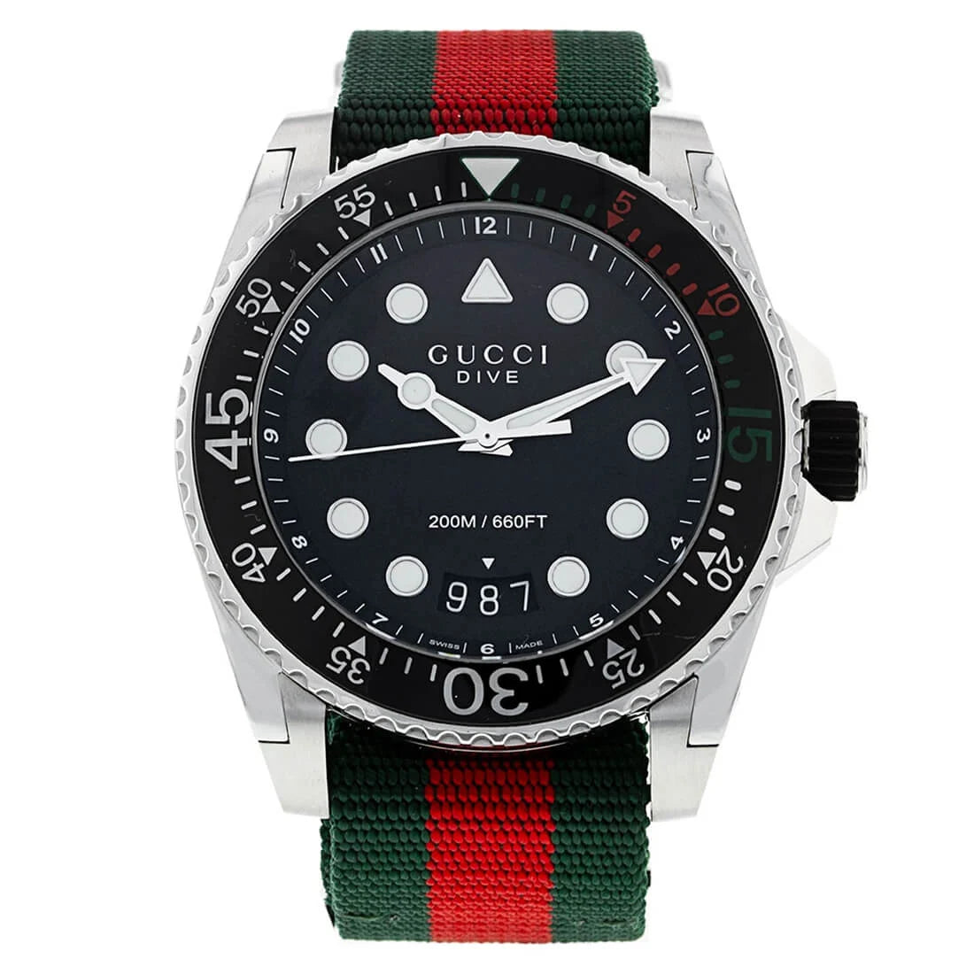 Gucci Dive Quartz Black 45mm