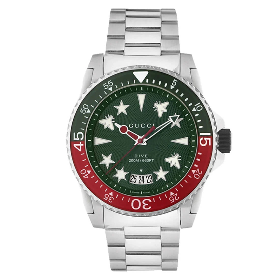 Gucci Dive Quartz Green 45mm