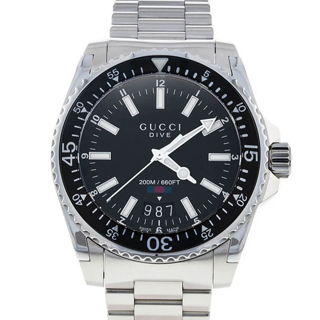 Gucci Dive Quartz Noir