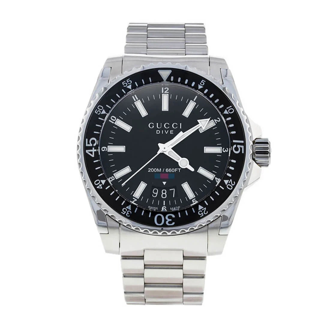 Gucci Dive Quartz Noir