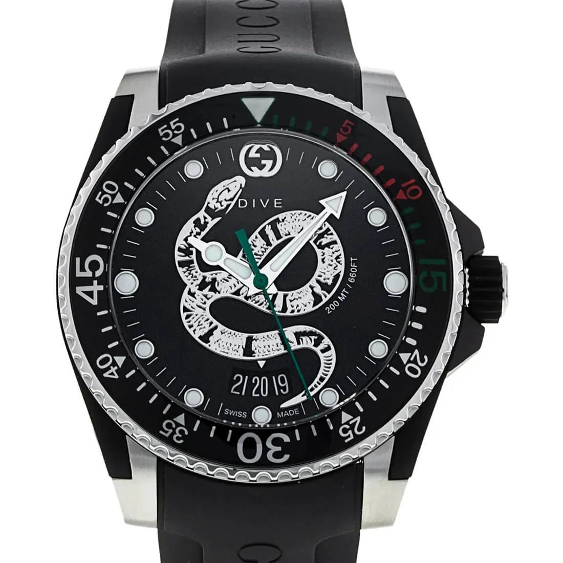 Gucci Dive Quarz Schwarz
