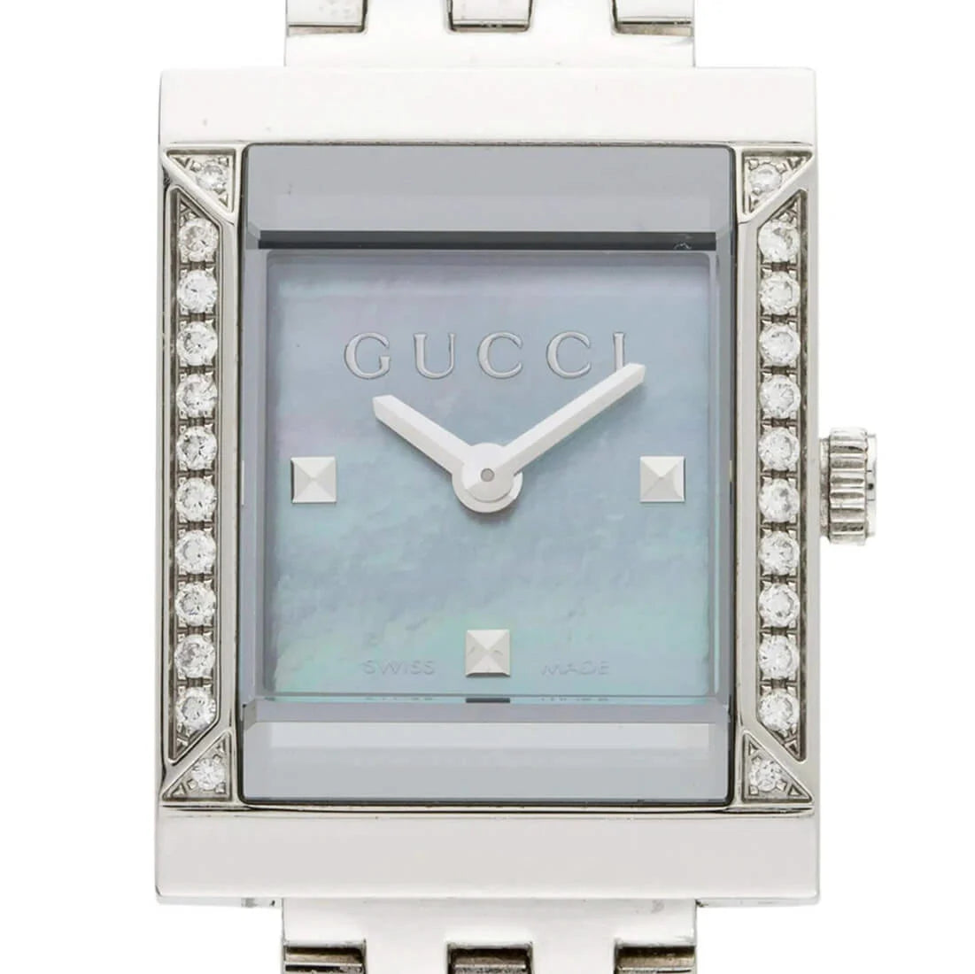 Gucci G-Frame Quarz Perlmutt