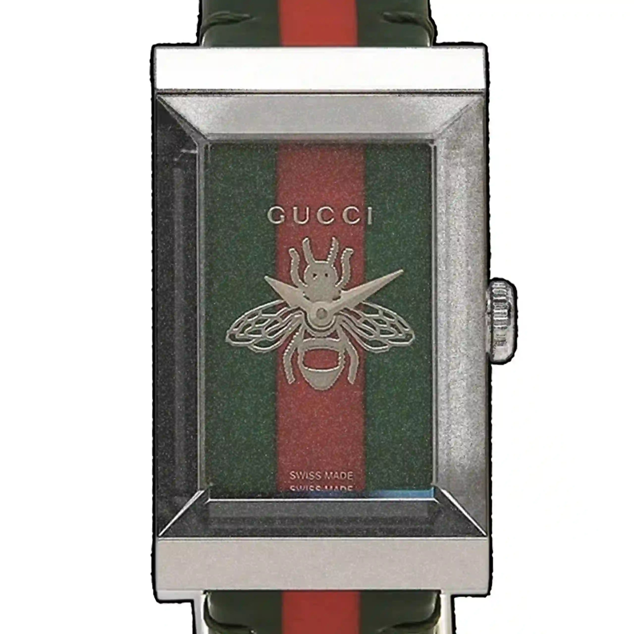 Gucci G-Frame Quarz Perlmutt