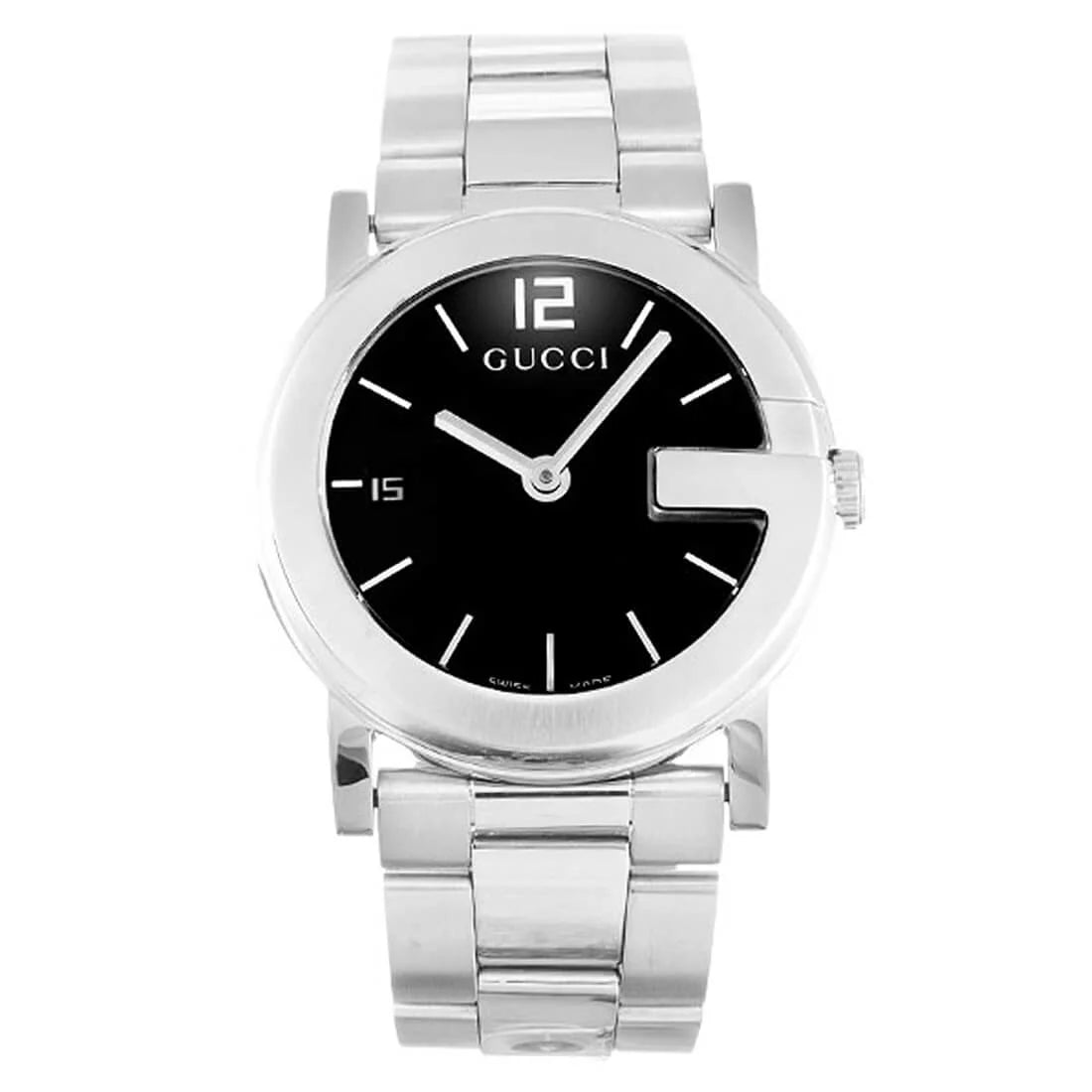 GucciRund Quarz Schwarz