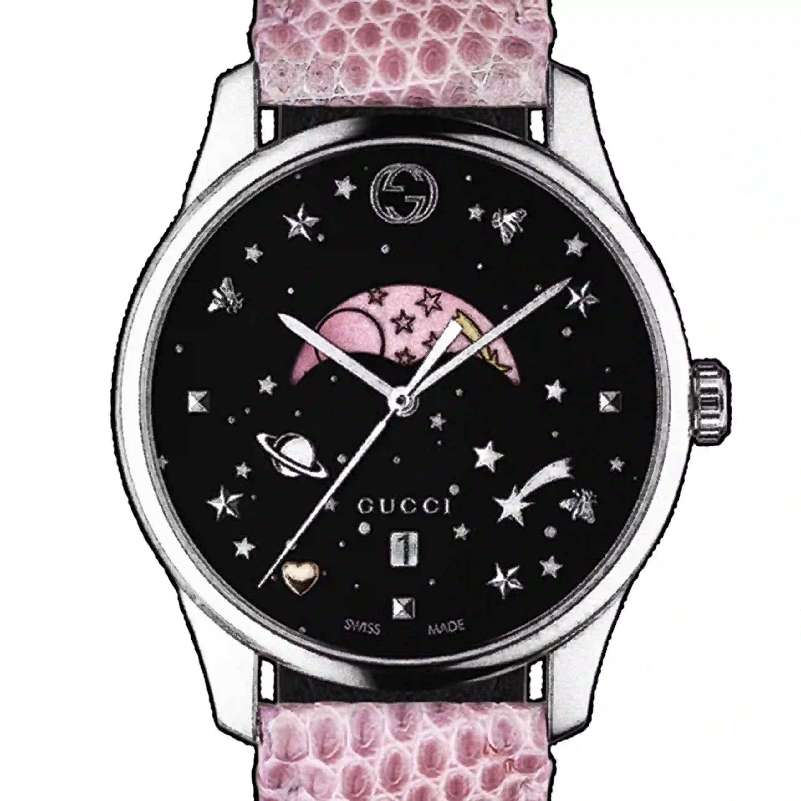 Gucci G-Timeless Quarz Schwarz