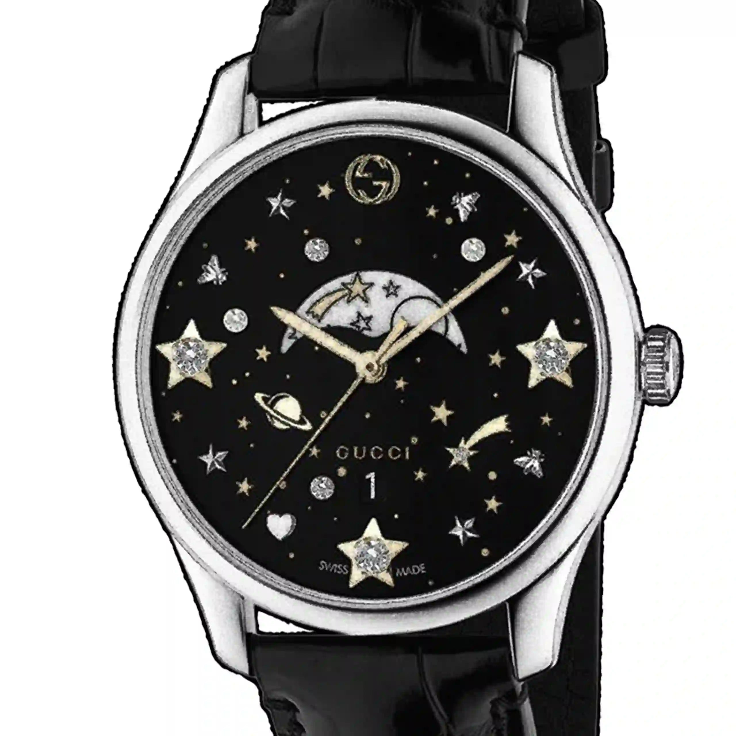 Gucci G-Timeless Quarz Schwarz