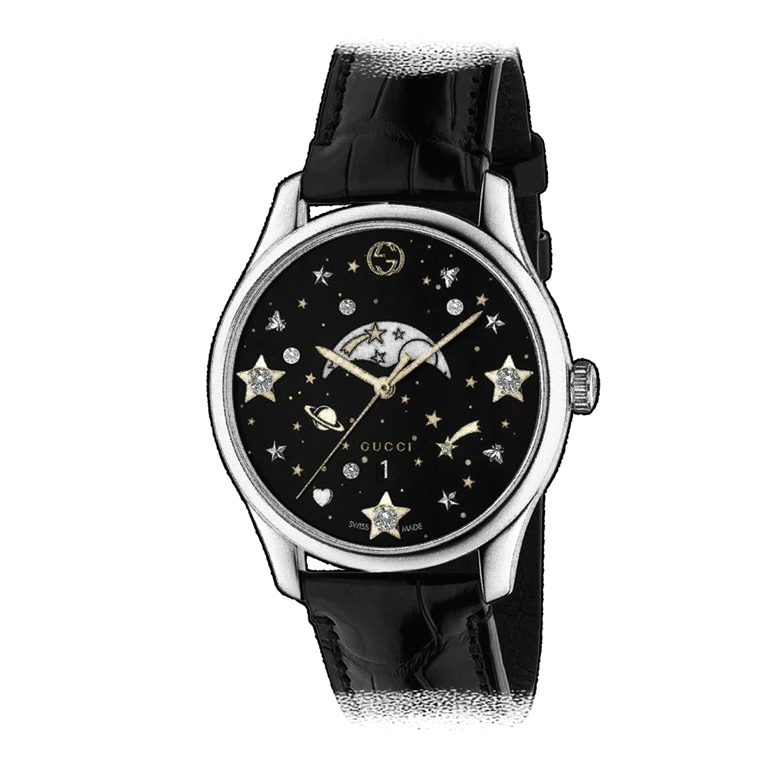 Gucci G-Timeless Quarz Schwarz