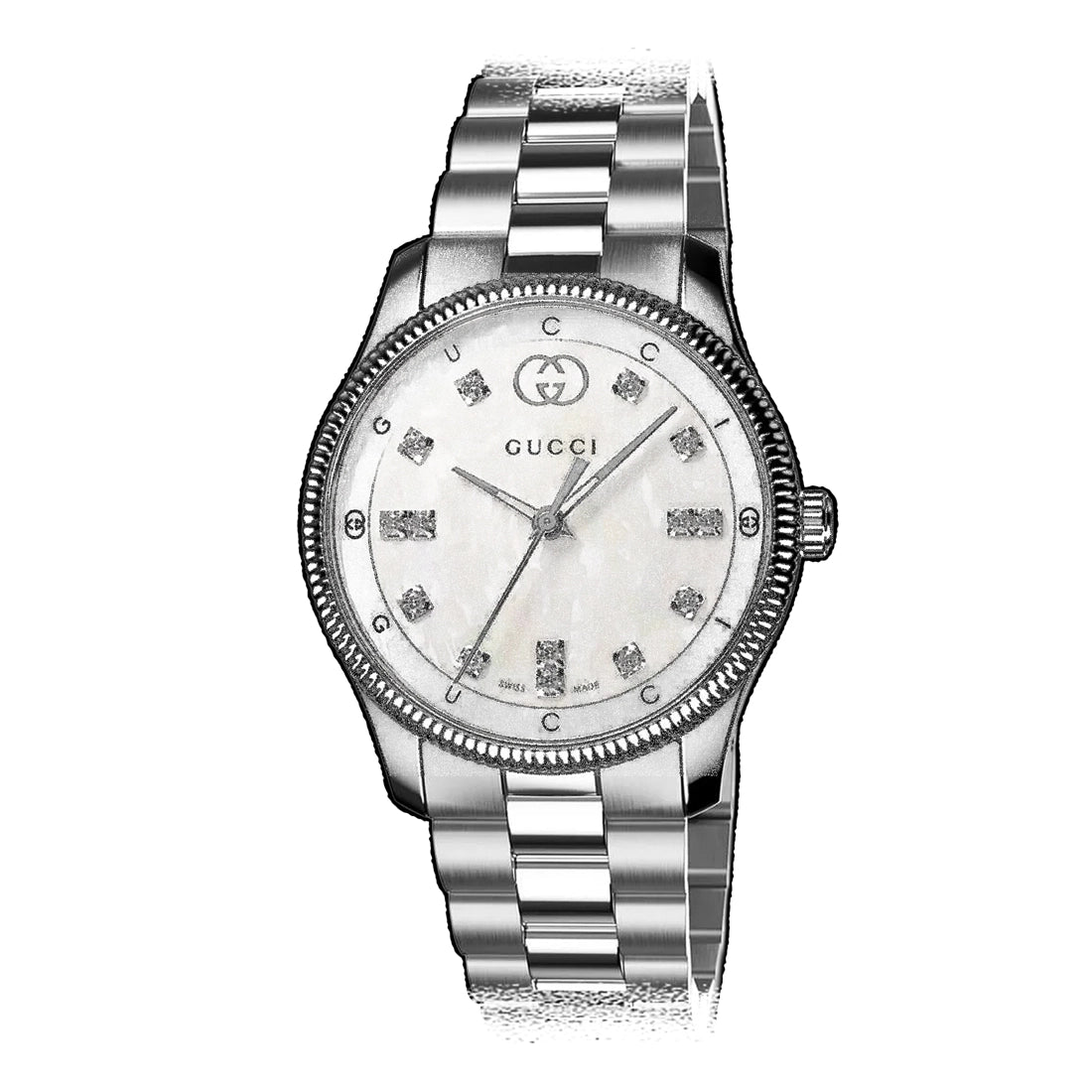 Gucci G-Timeless Quarz Perlmutt