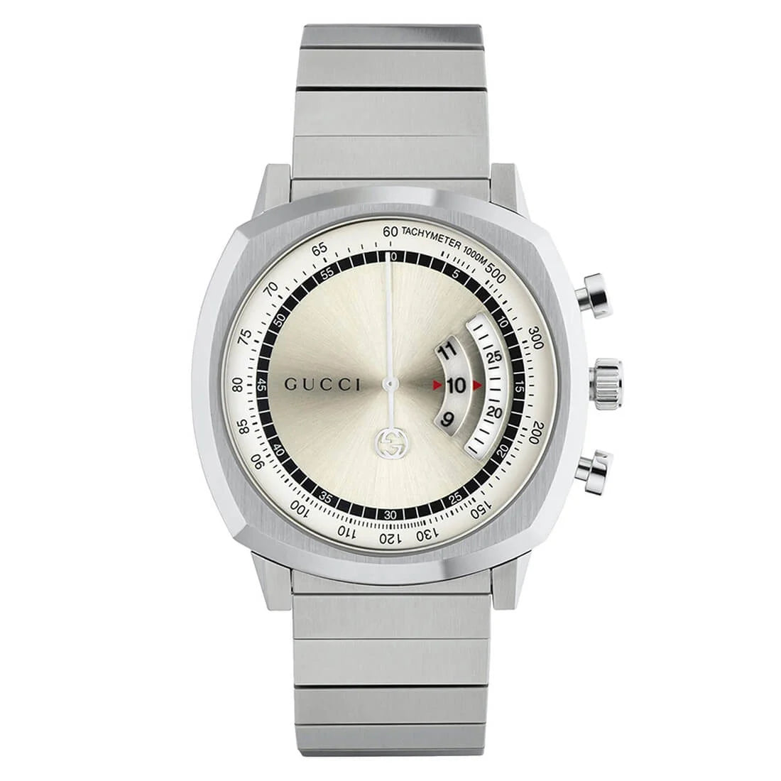 Gucci Grip Quarz Silber