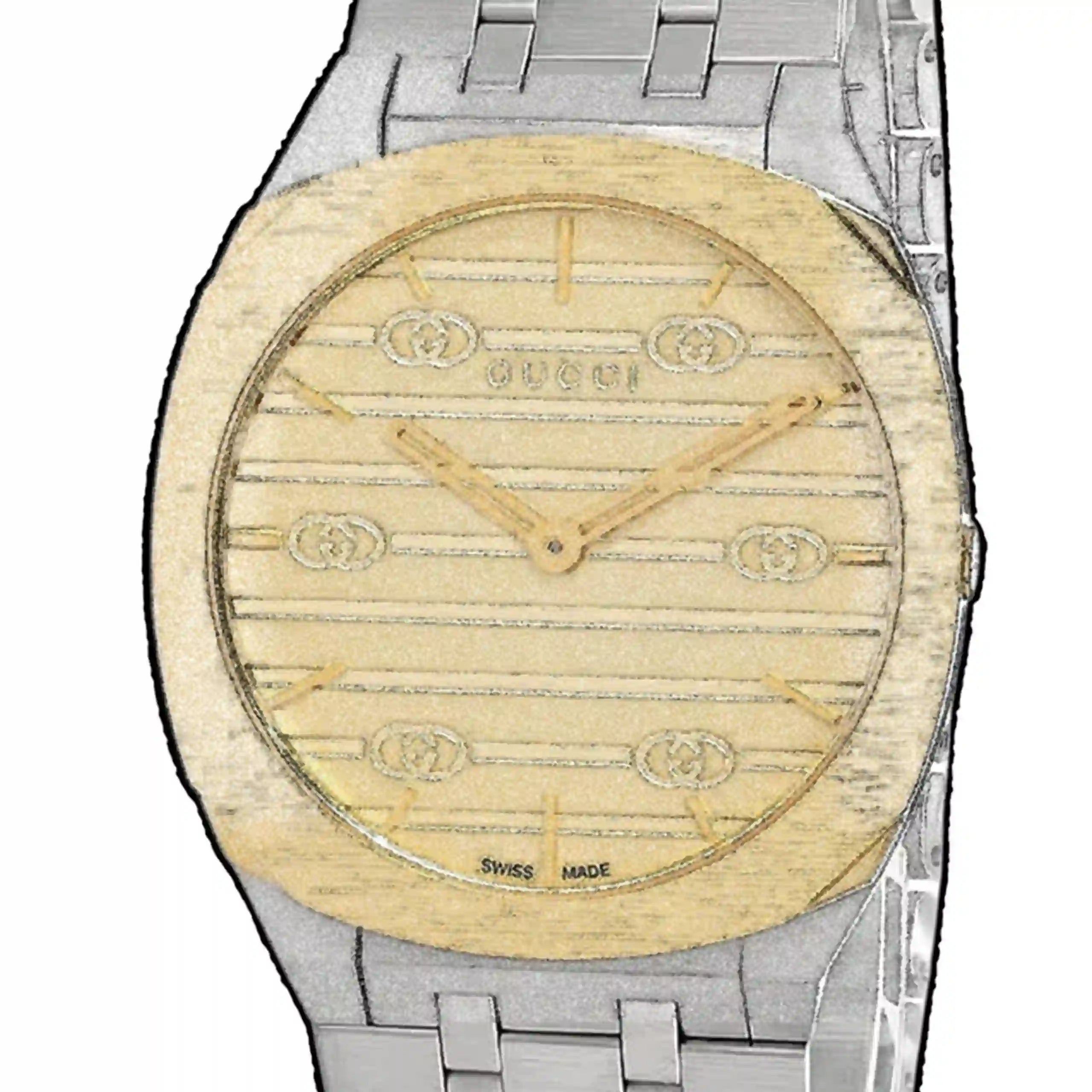 Gucci Gucci 25H Quartz Gold 38mm