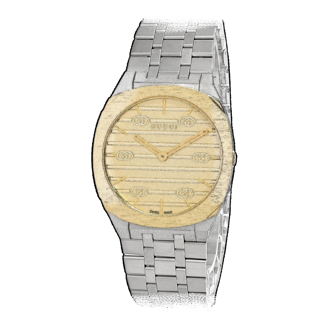 Gucci Gucci 25H Quartz Gold 38mm