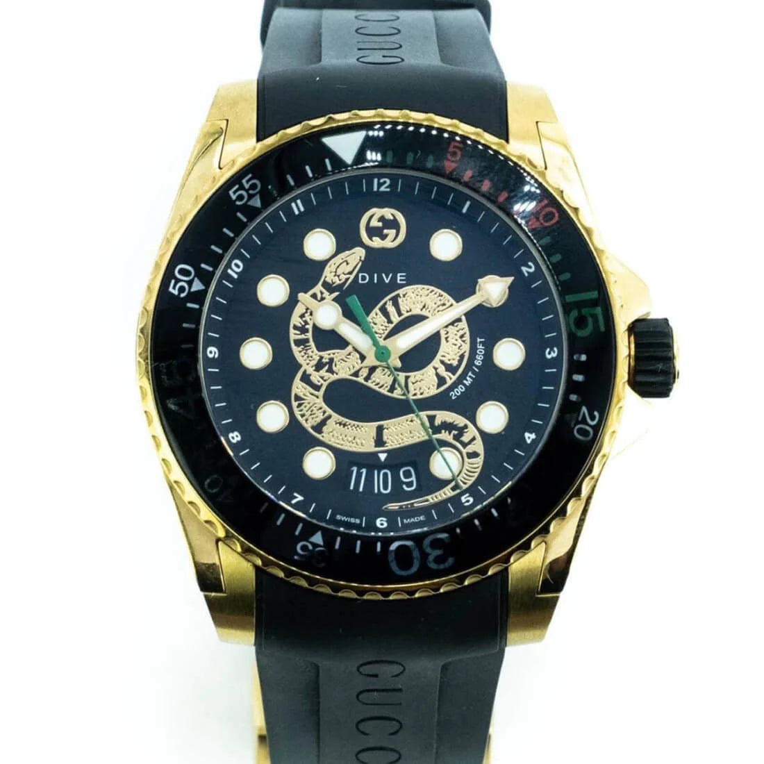 Gucci Gucci Dive Quarz Schwarz