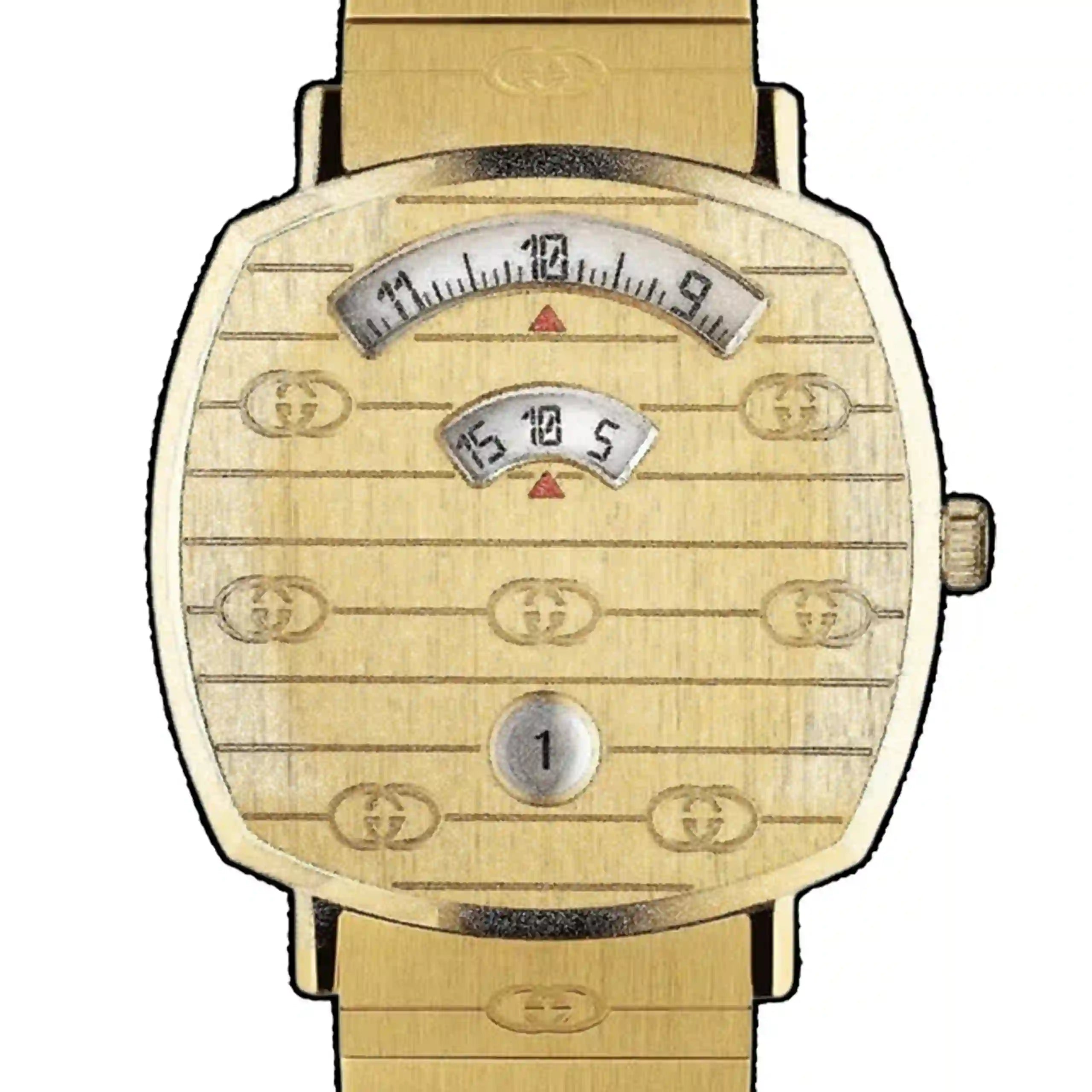 Gucci Gucci Grip Quartz Gold 35mm