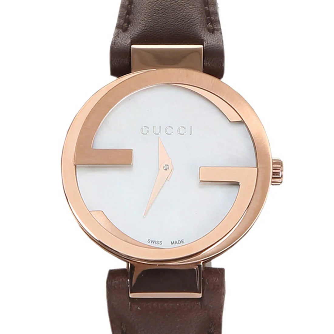 Gucci Interlocking Quartz Mother of Pearl 29mm