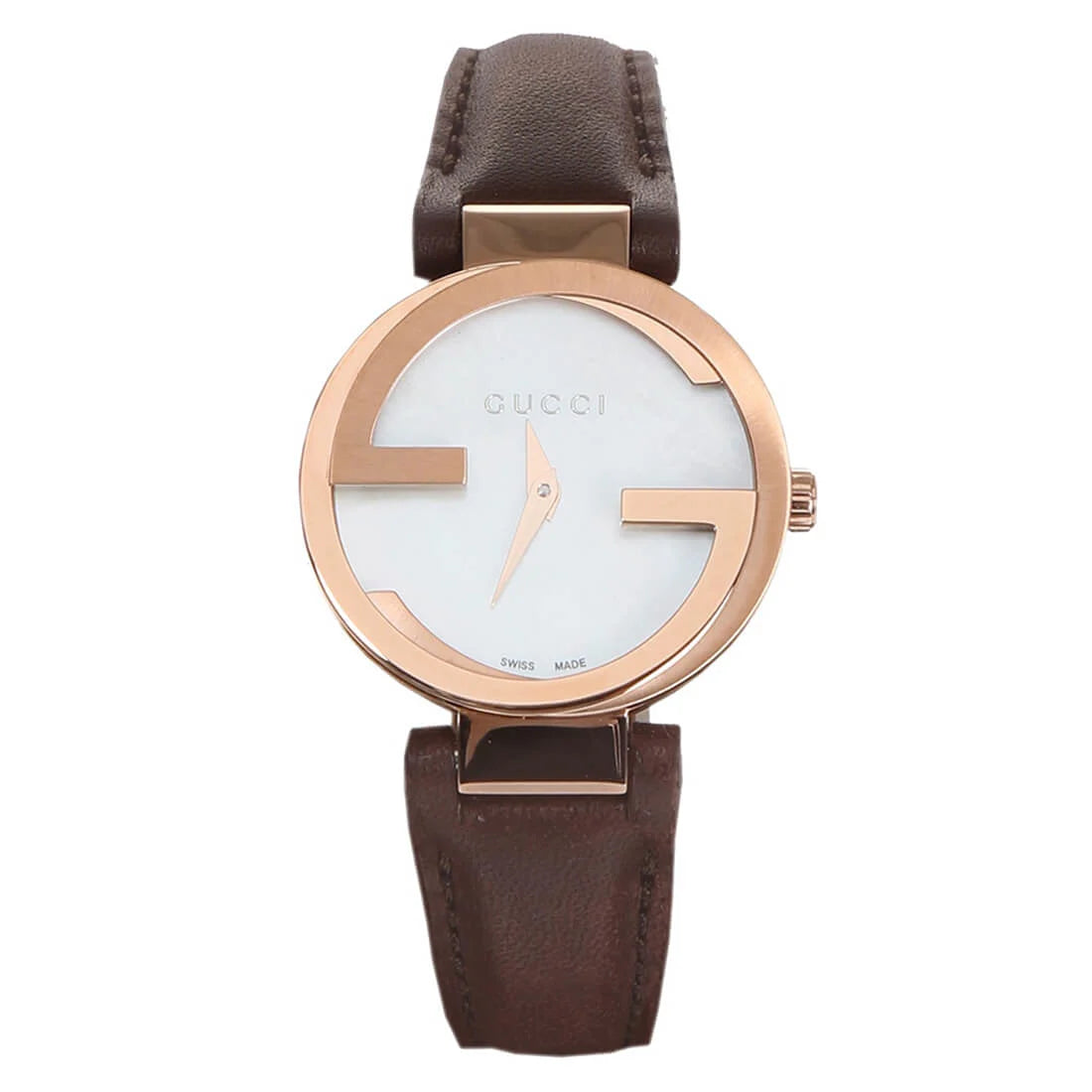 Gucci Interlocking Quartz Mother of Pearl 29mm