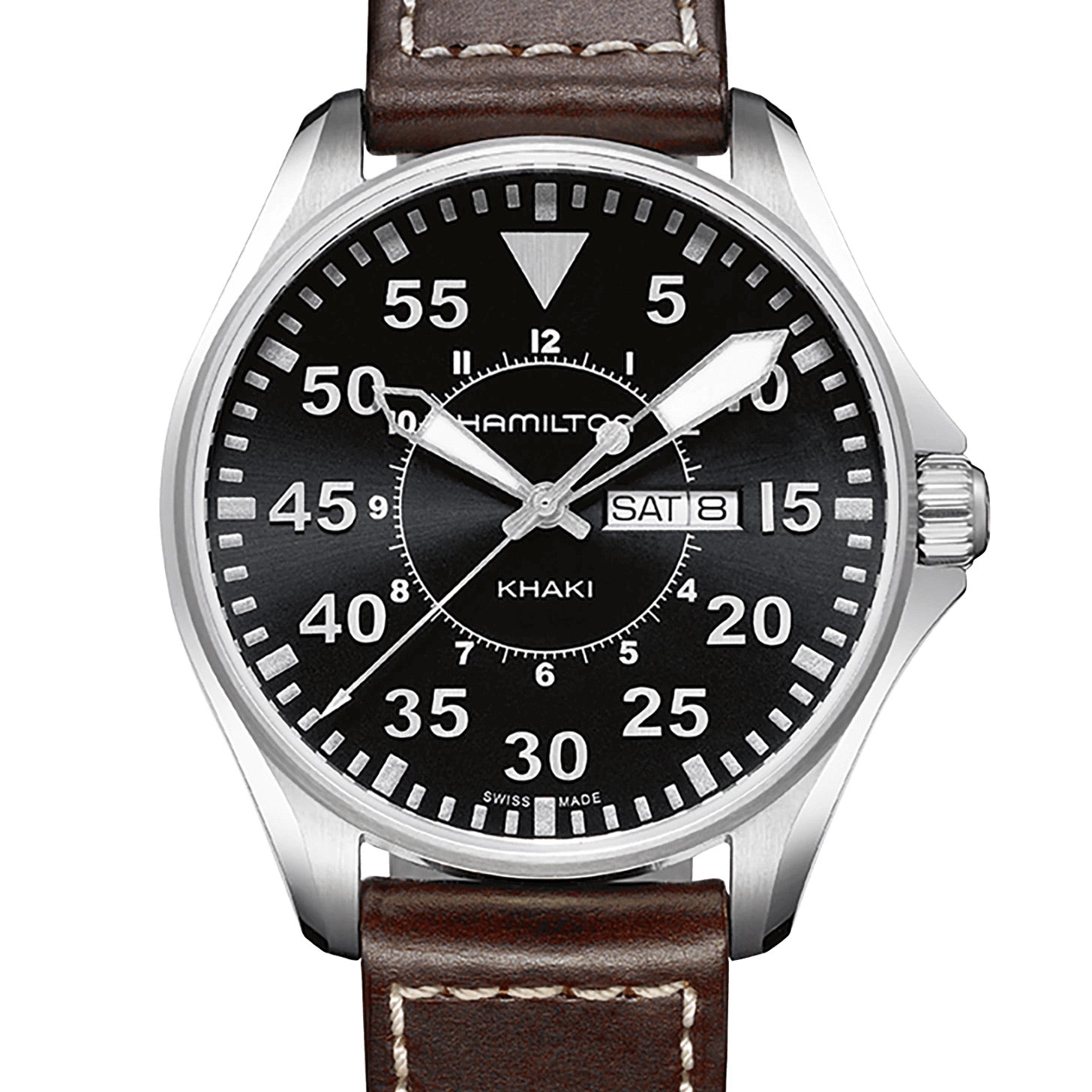 HAMILTON Khaki Quartz Black 42mm