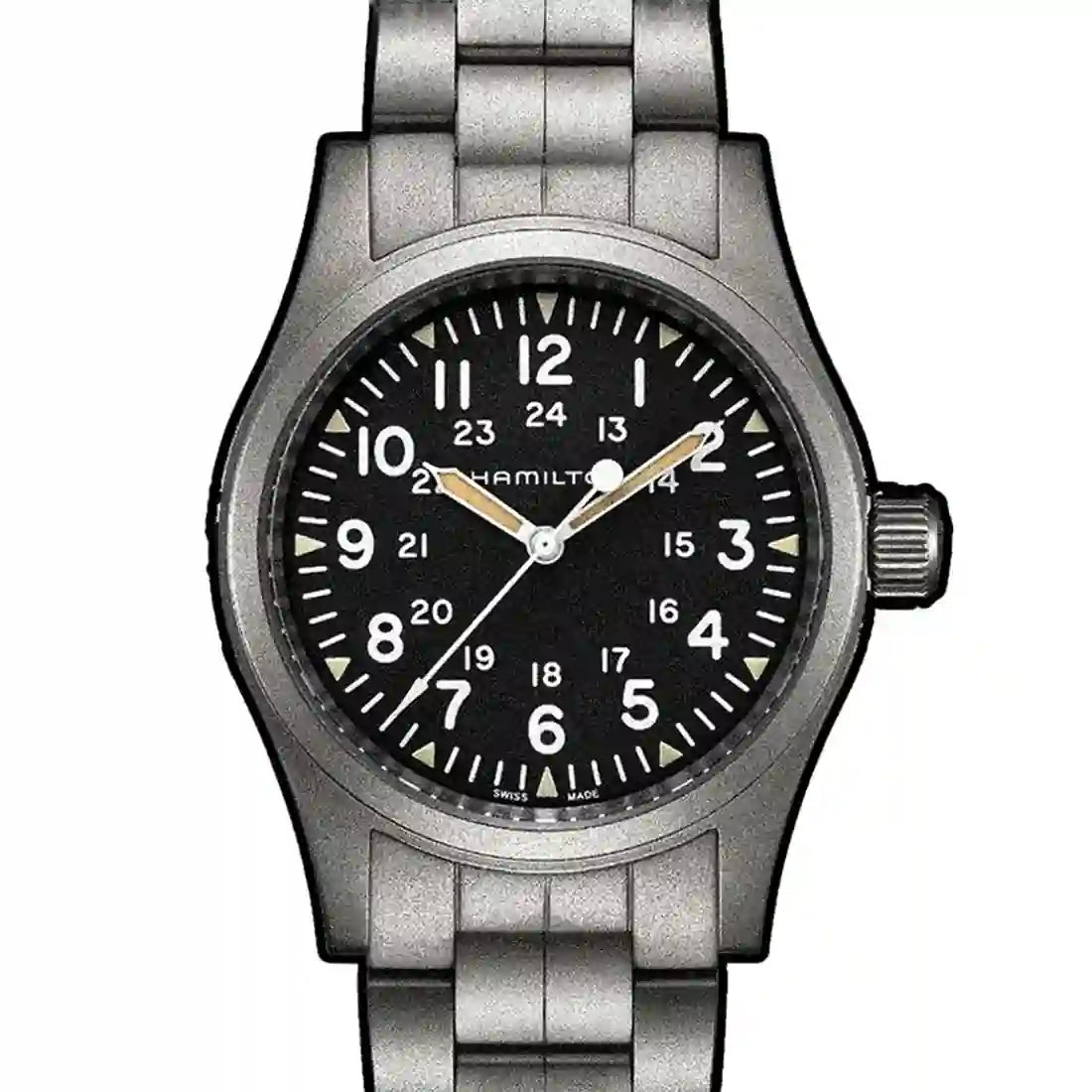 Hamilton Khaki Field Manual winding Black 38mm