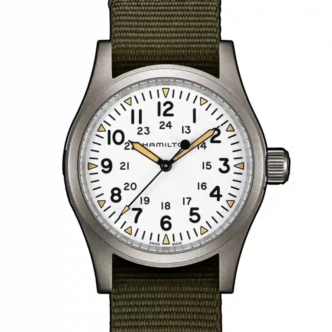 Hamilton Khaki Field Manual winding White 38mm