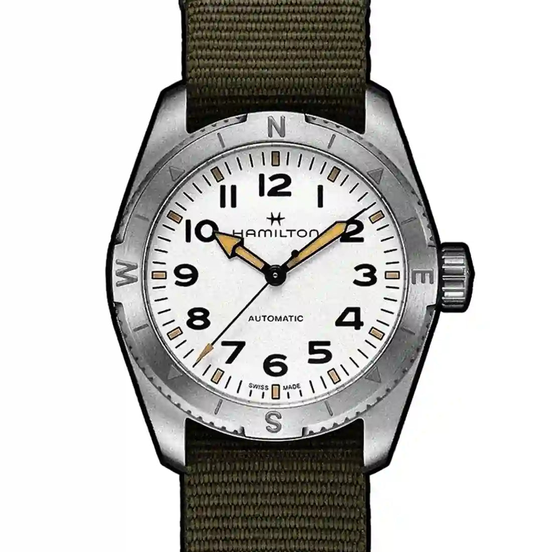 Hamilton Kaki Automatique Blanc