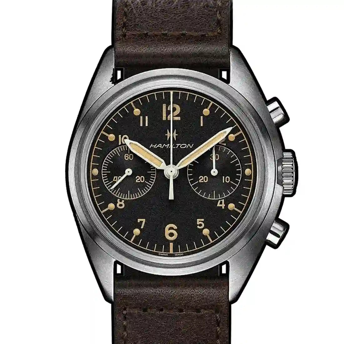Hamilton Khaki Aviation Manual winding Black 40mm