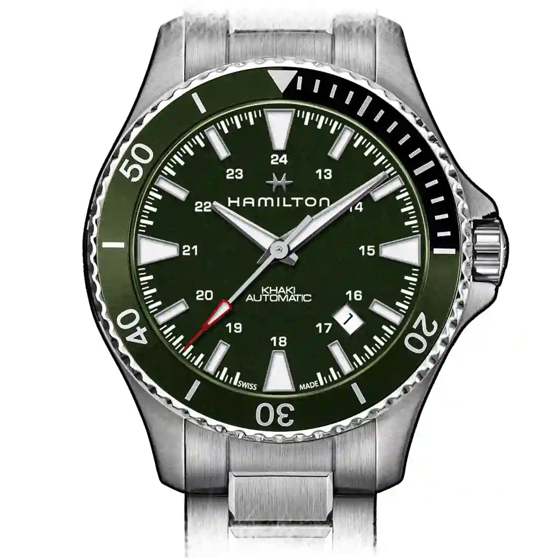 Hamilton Kaki Bleu Automatique Vert