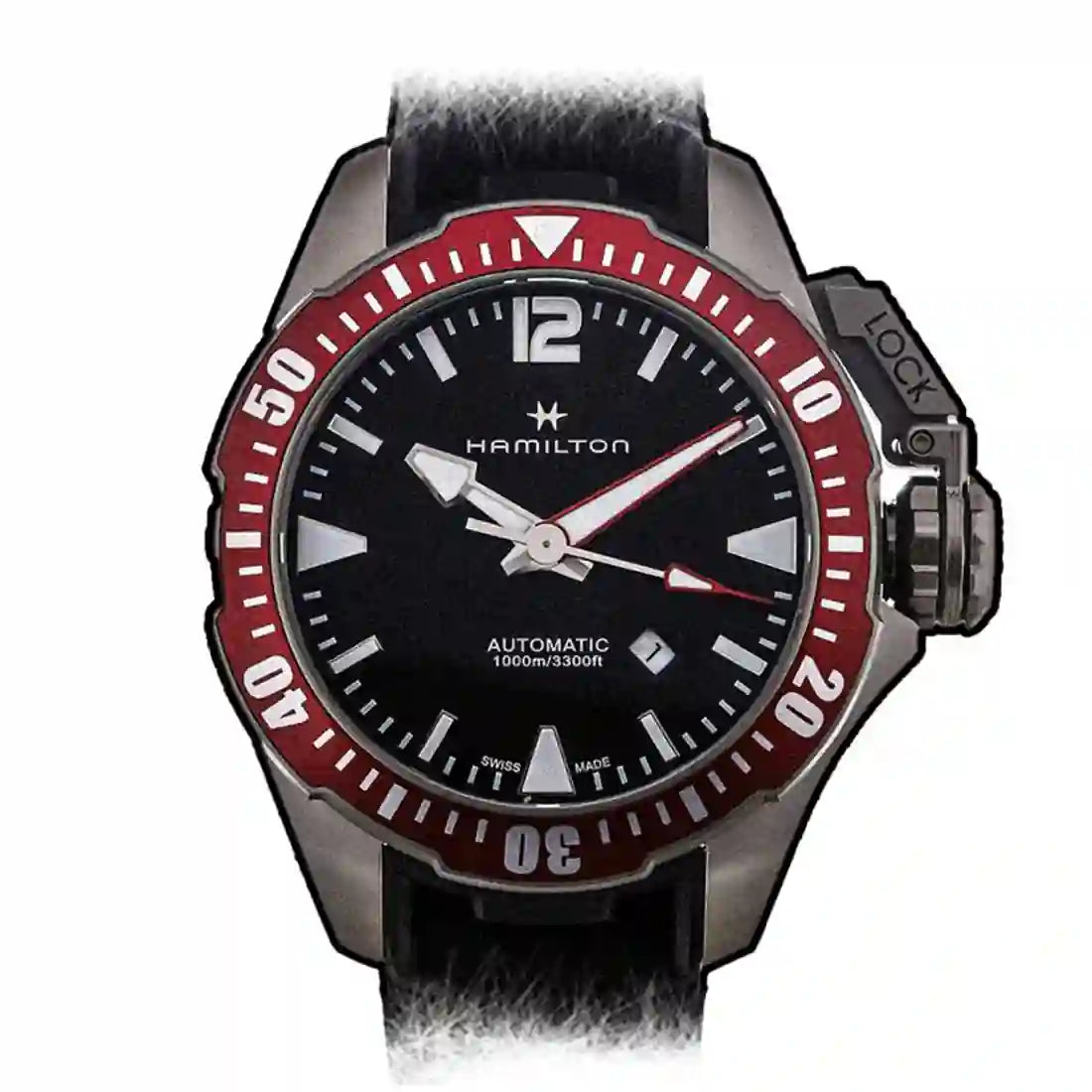 Hamilton Kaki Bleu Automatique Noir