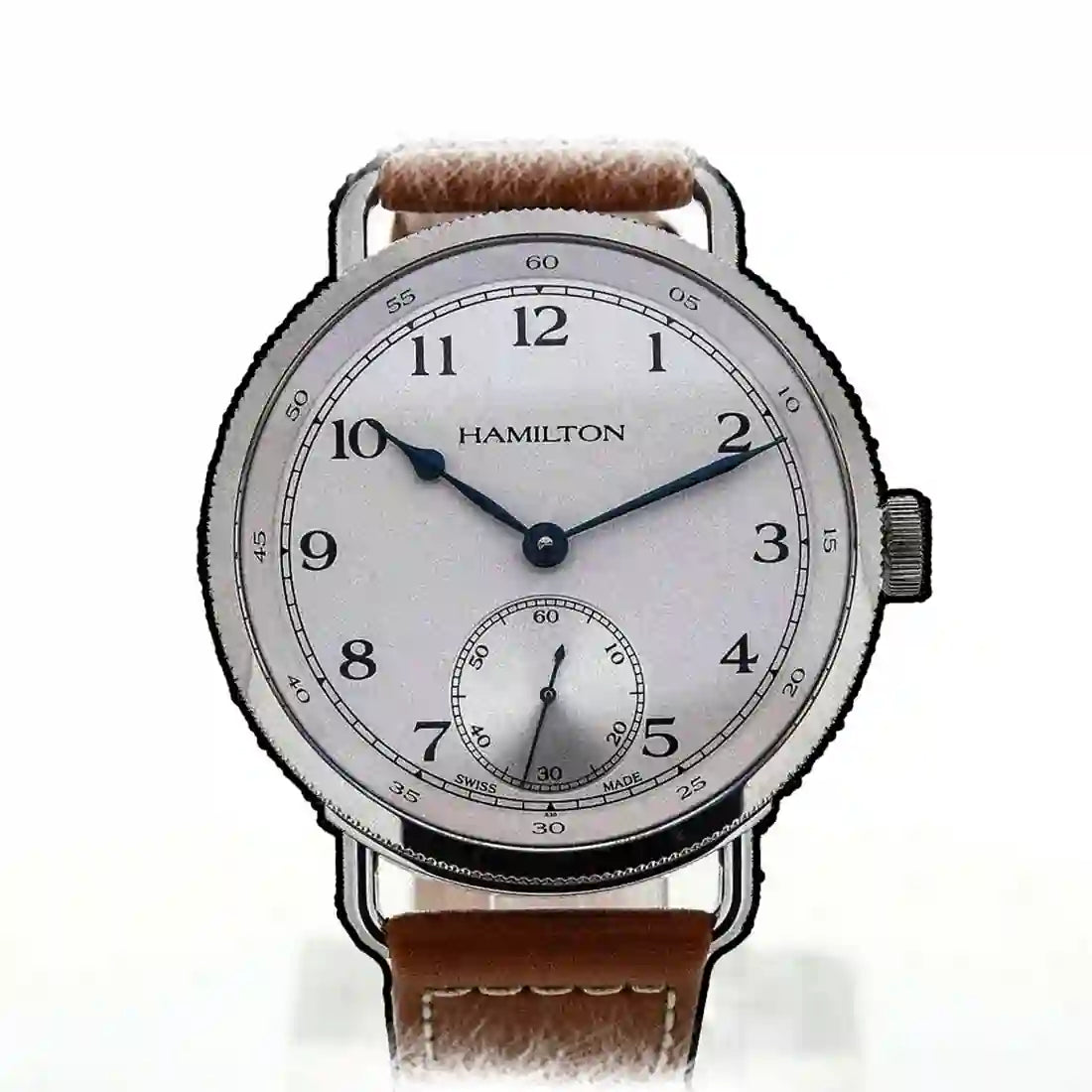 Hamilton Khaki Navy Manual winding Silver 46mm