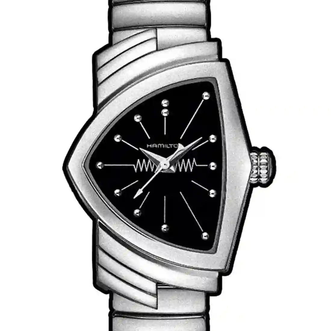 Hamilton Ventura Quartz Zwart 36 mm