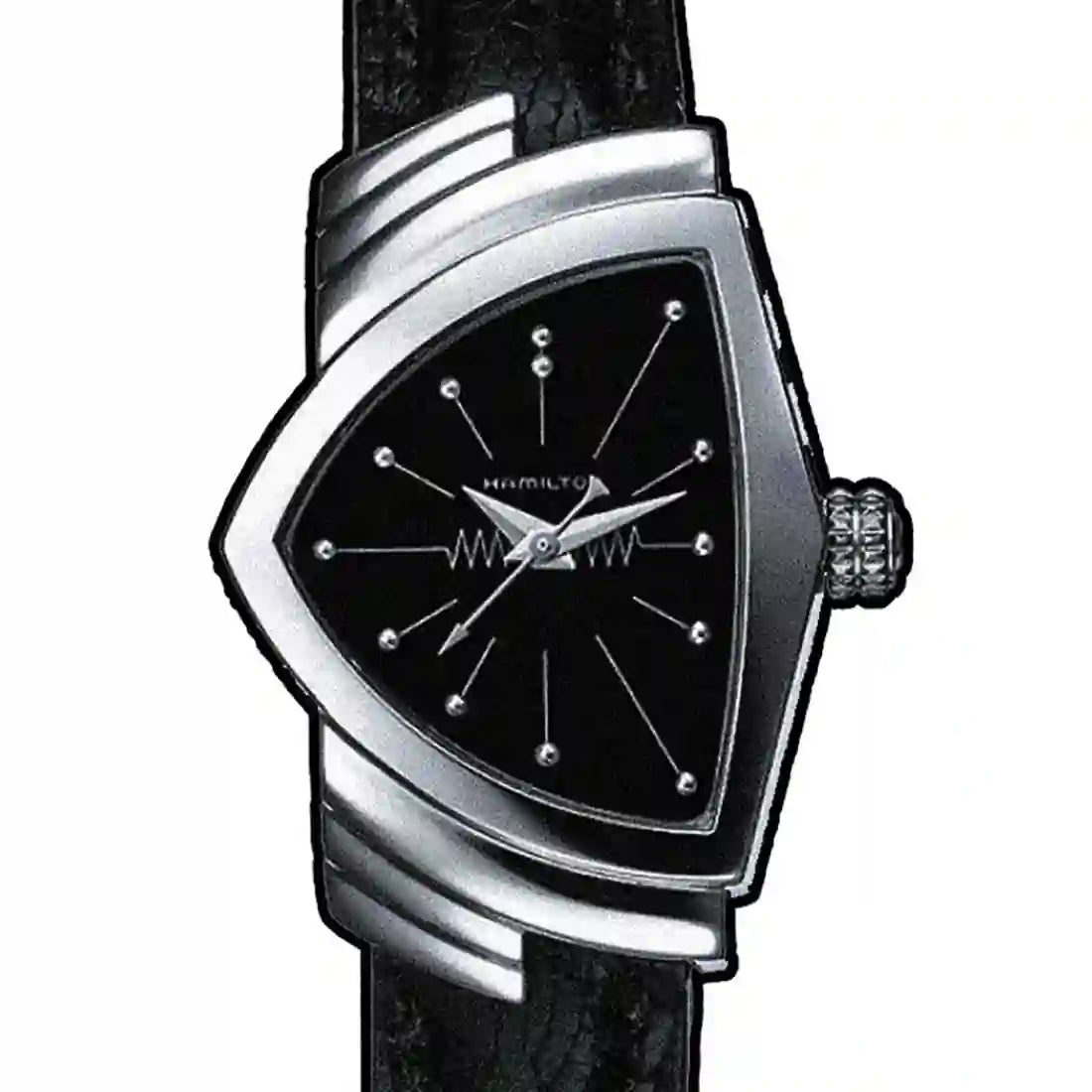 HAMILTON Ventura Quartz Black 24mm