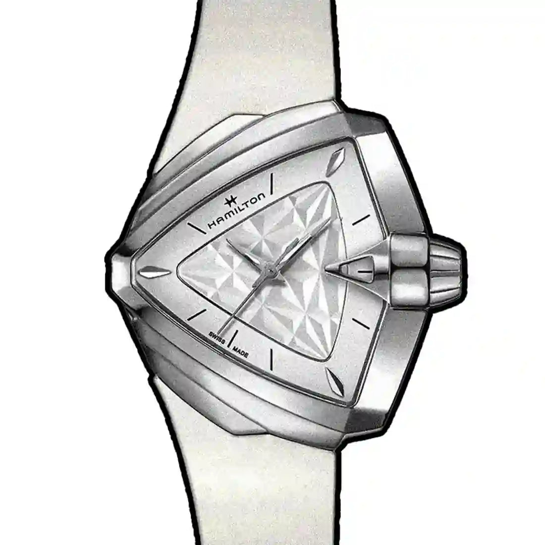 Hamilton Ventura Quartz White 38mm