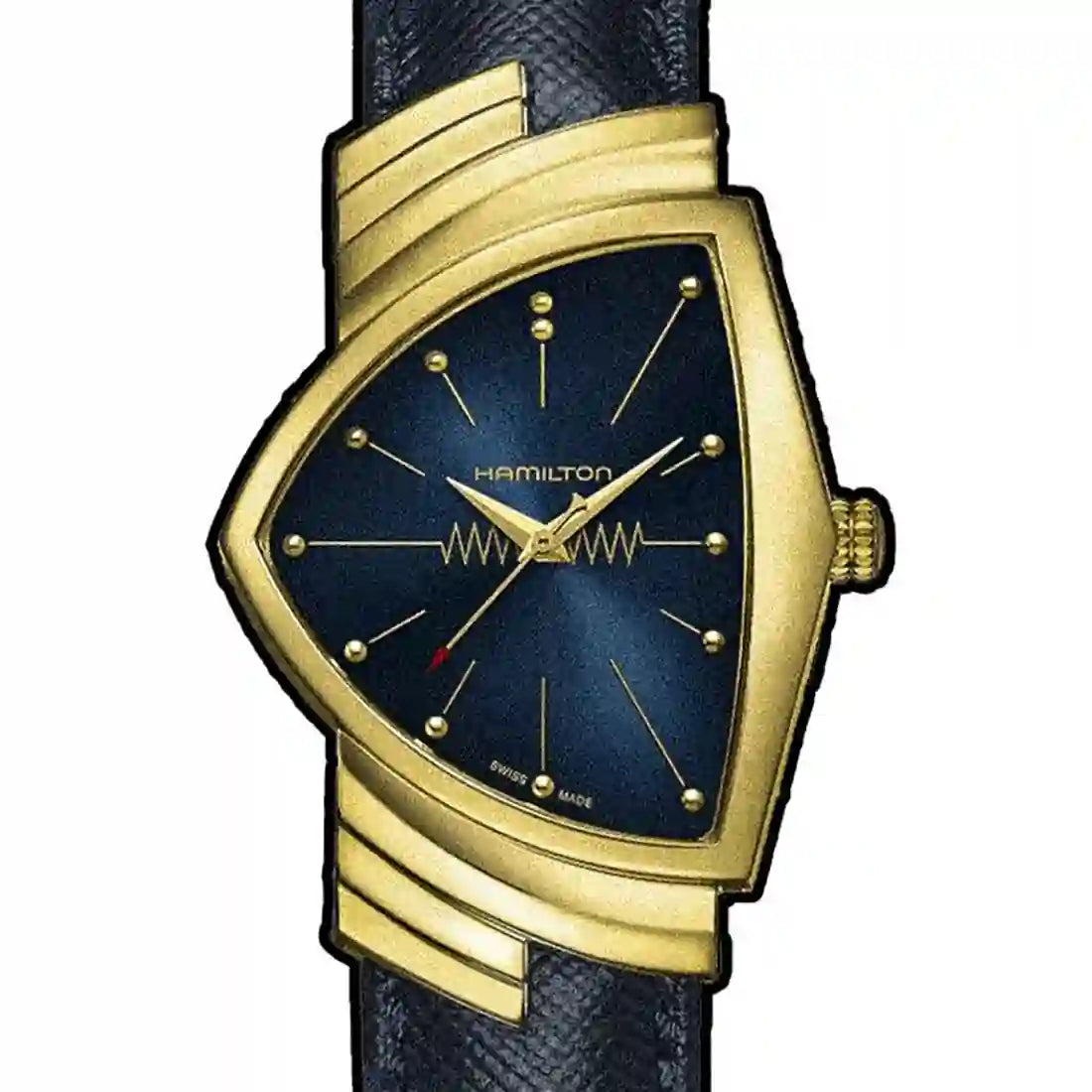 Hamilton Ventura Quartz Blue 50mm