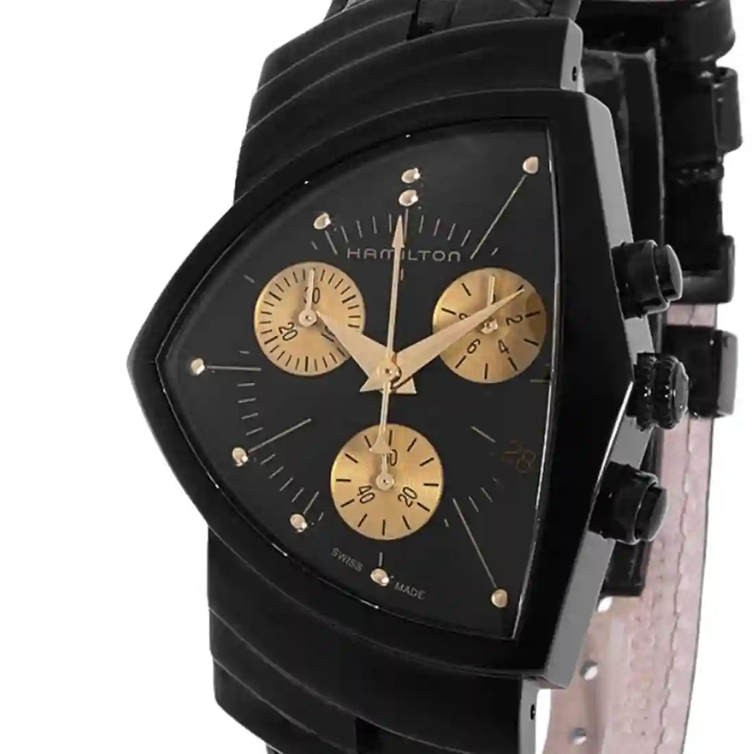 Hamilton Ventura Quartz Black 51mm