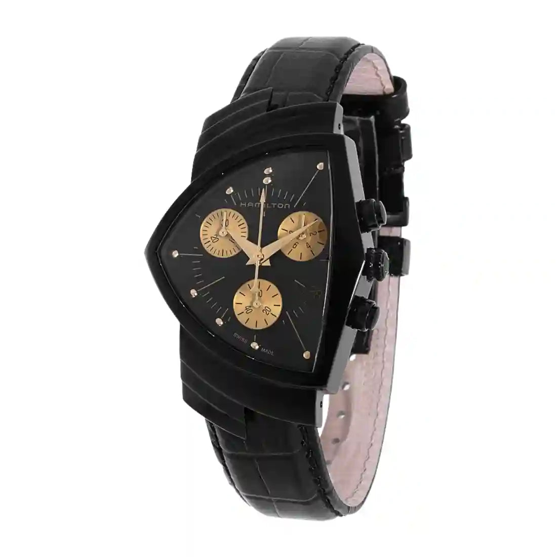Hamilton Ventura Quartz Black 51mm