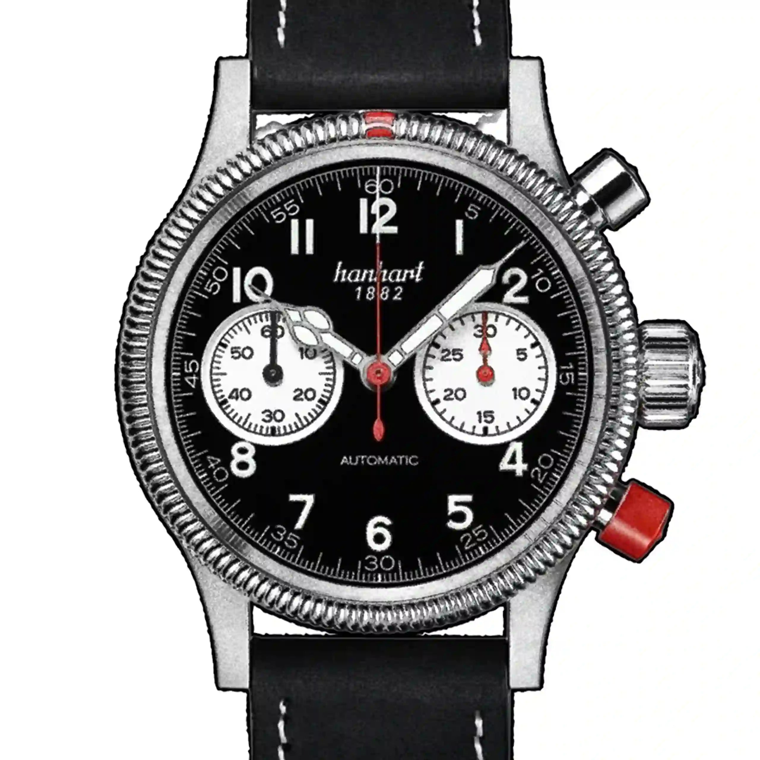 Hanhart Pioneer Automatic Black 40mm