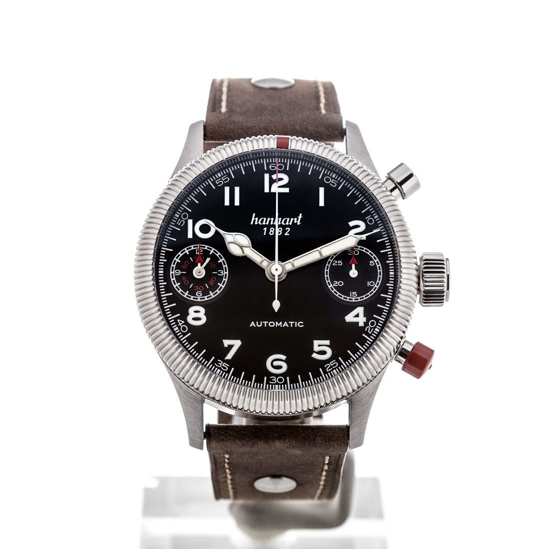 Hanhart Pioneer Automatic Black 45mm