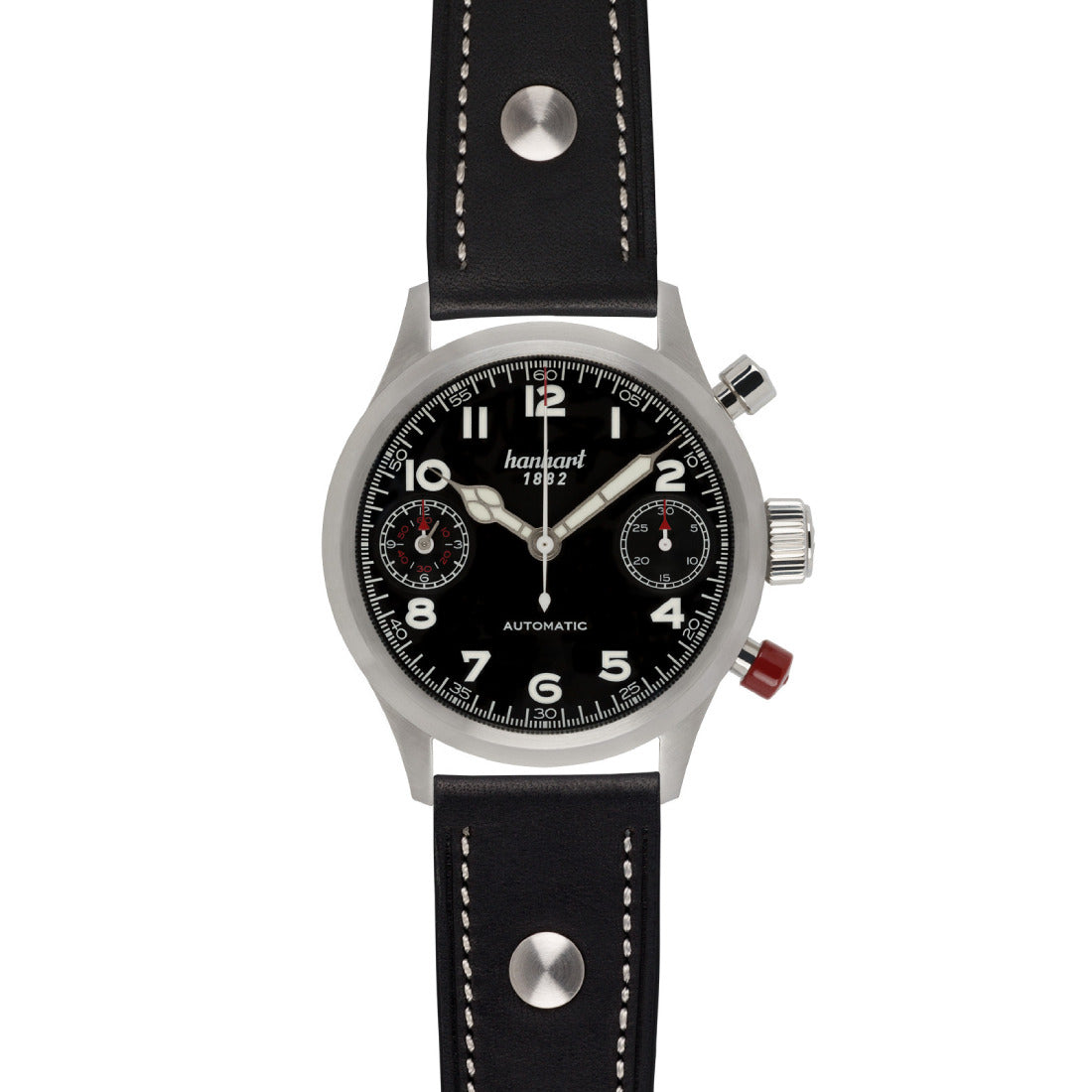 Hanhart Pioneer Automatic Black 45mm
