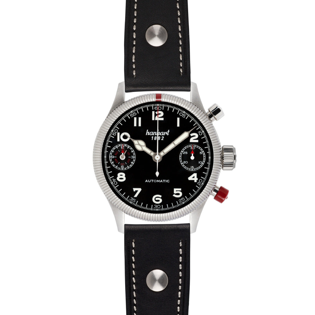 Hanhart Pioneer Automatic Black 45mm