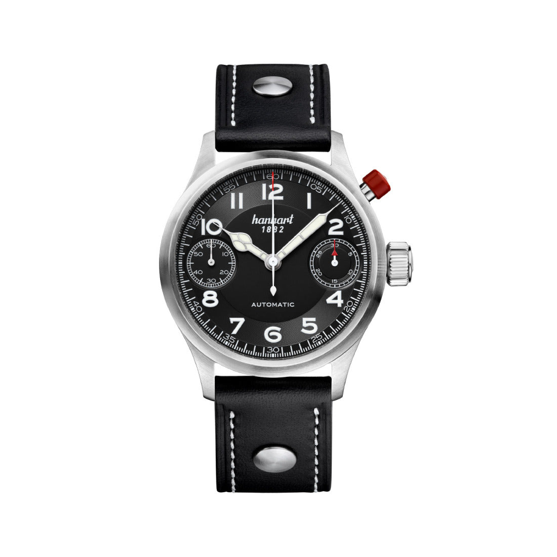 Hanhart Pioneer Automatic Black 45mm