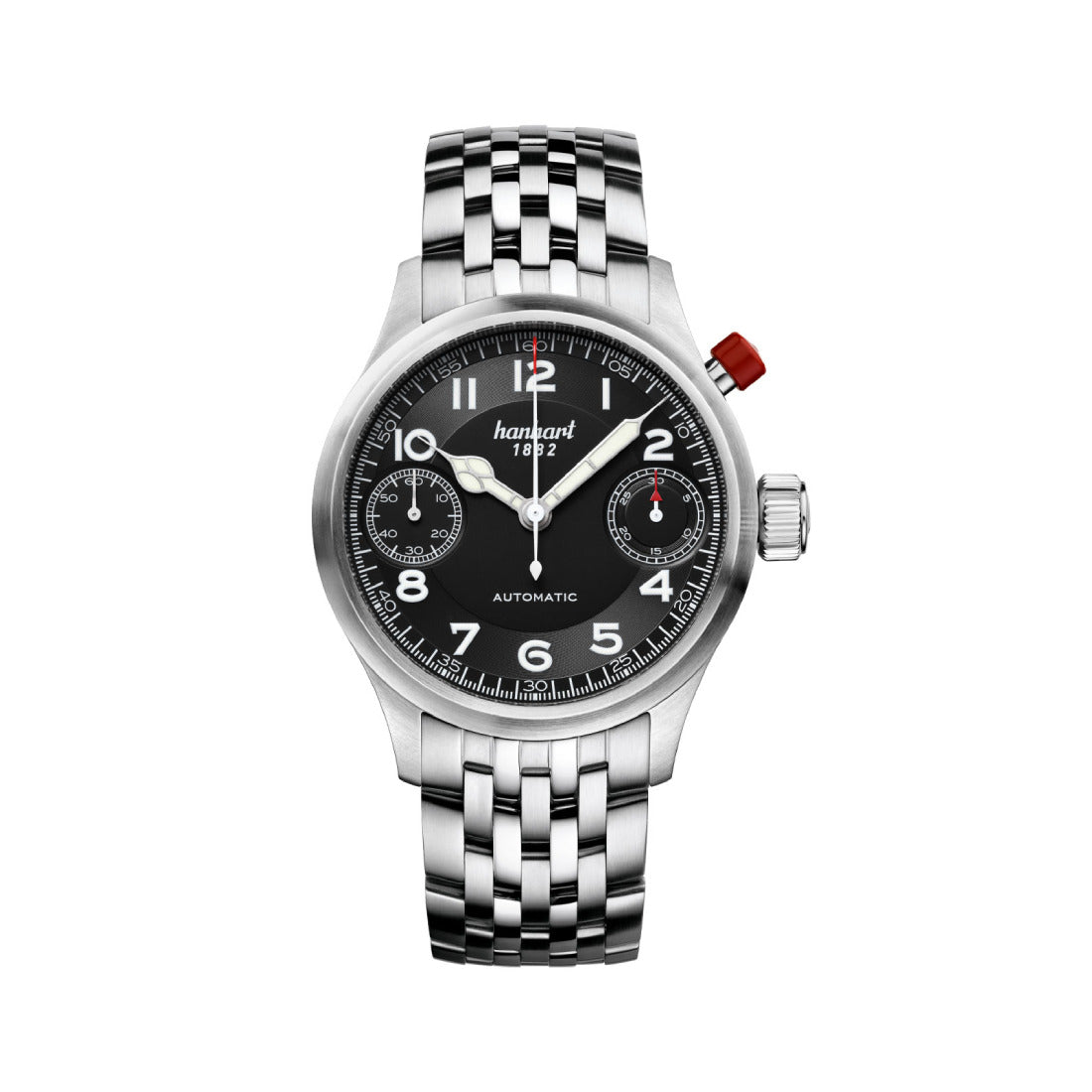 Hanhart Pioneer Automatic Black 45mm