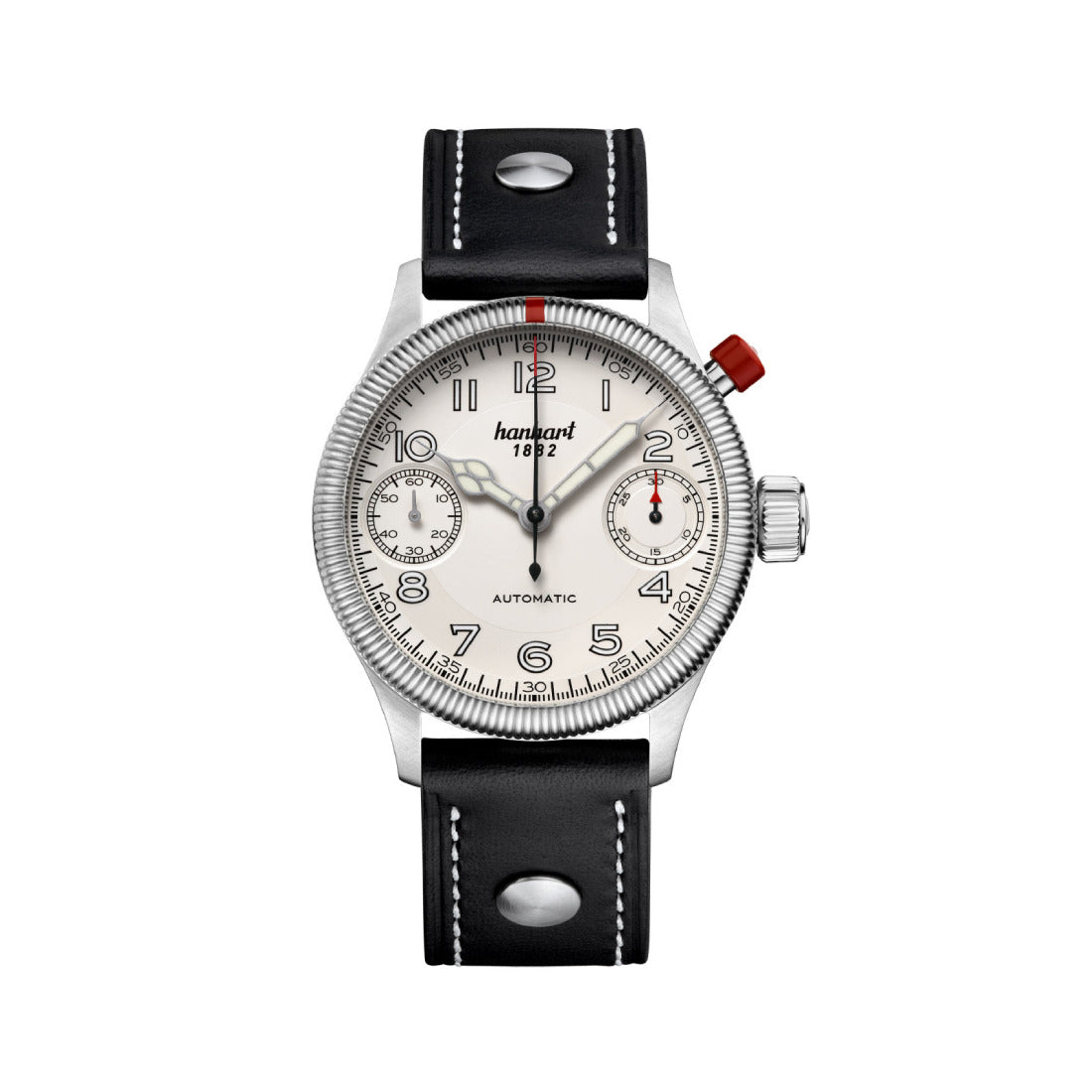 Hanhart Pioneer Automatic Silver 45mm