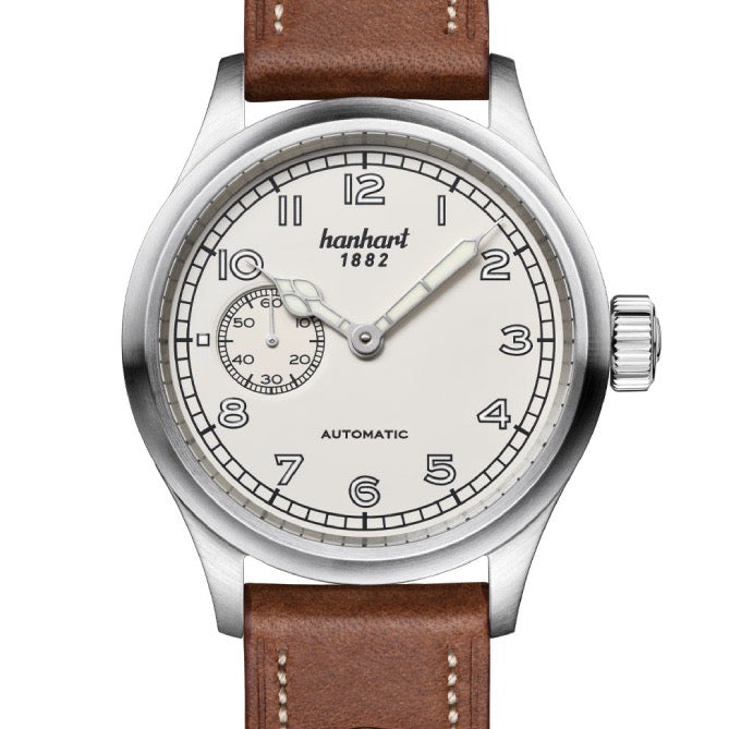 Hanhart Pioneer Automatique Blanc 40mm